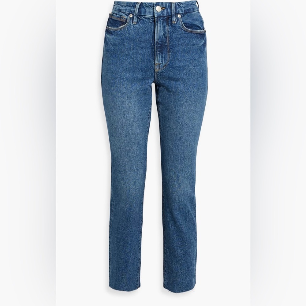 GOOD AMERICAN (NWT) GOOD CLASSIC JEANS (0/25) - (28" INSEAM)